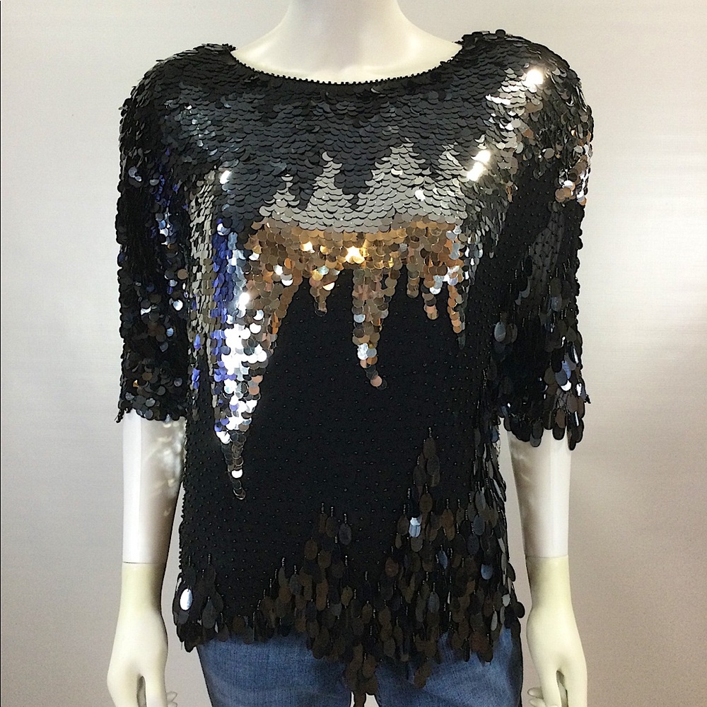 Vintage Beaded Top